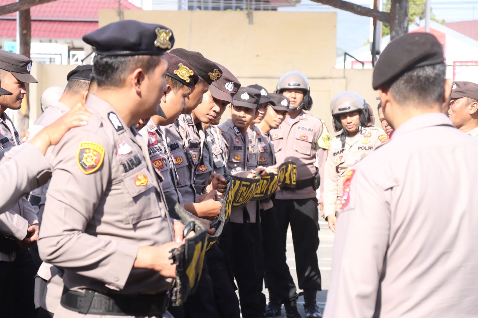 Polresta Bukittinggi Gelar Latihan Dalmas untuk Kesiapan Pengamanan Pilkada 2024