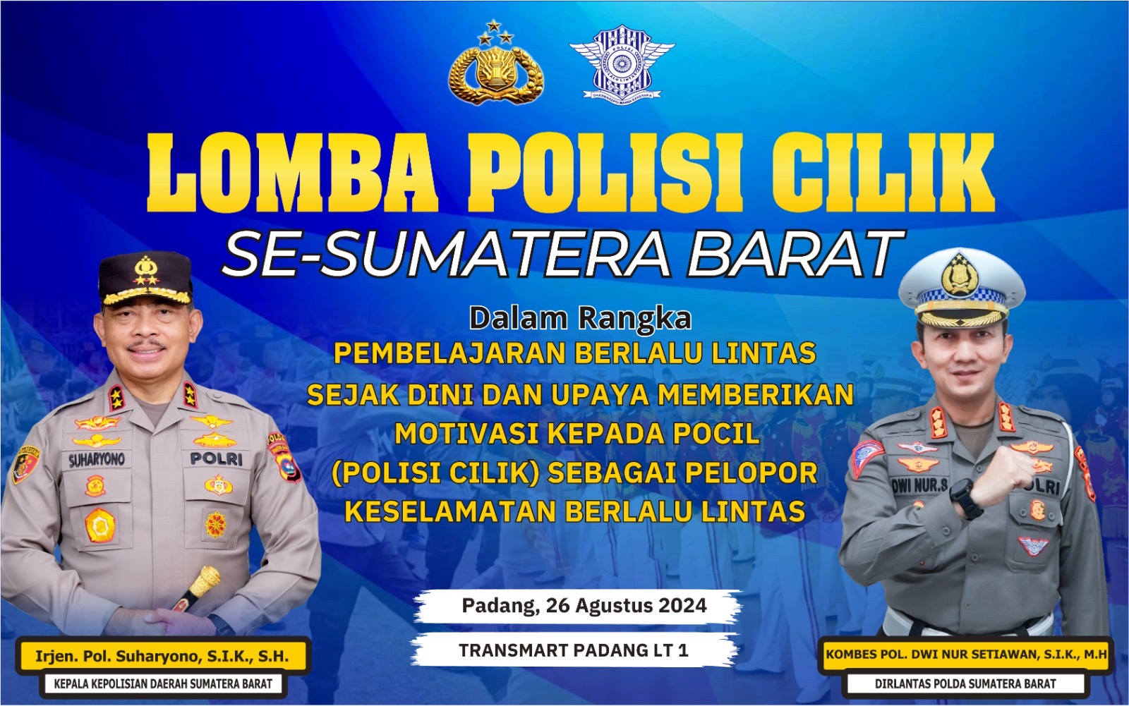 Ditlantas Polda Sumbar Gelar Lomba Polisi Cilik