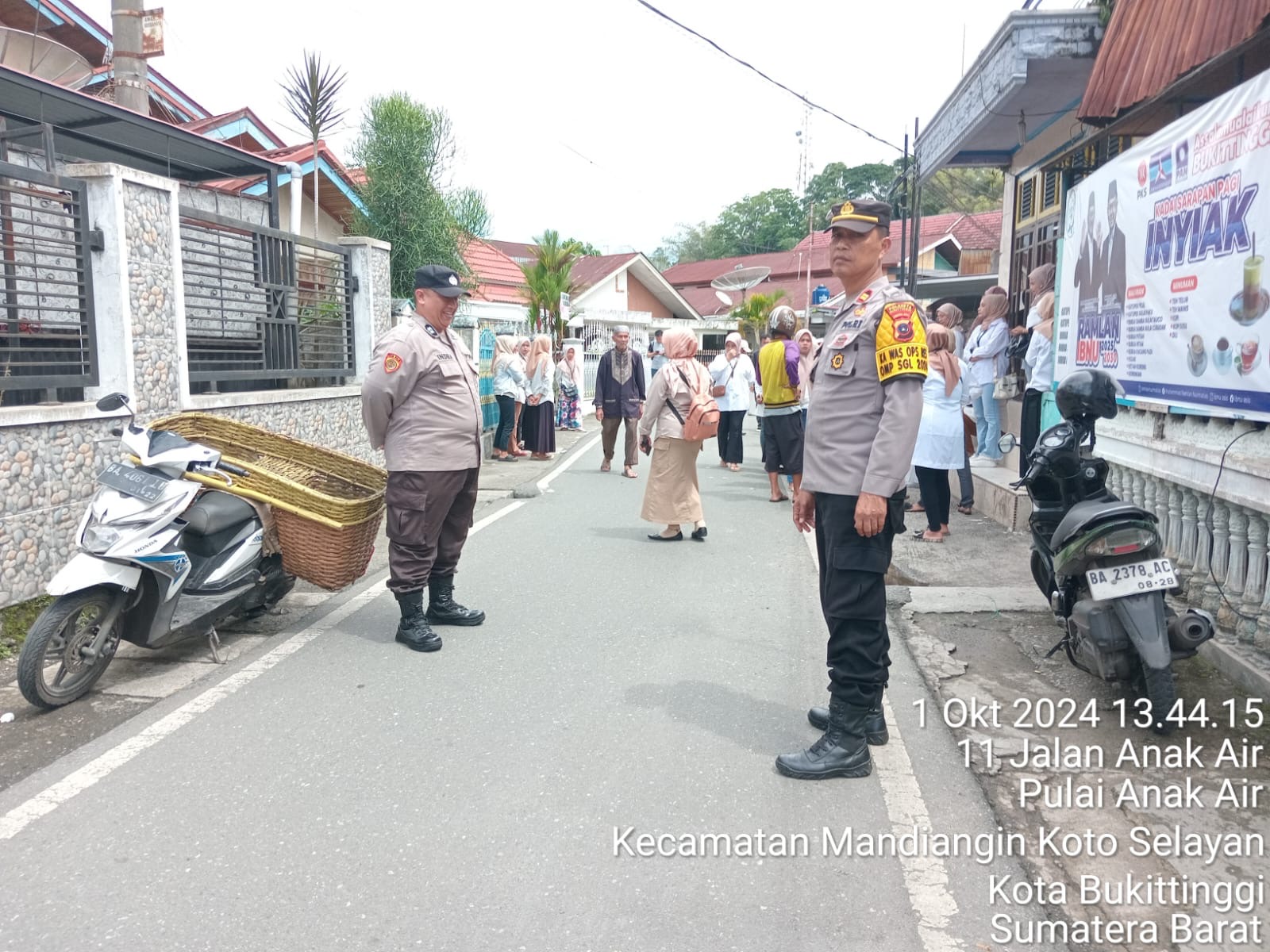 Polresta Bukittinggi Berikan Pengamanan Kegiatan Kampanye Empat Paslon Walikota dan Wakil pada Pilkada 2024 Kota Bukittingi
