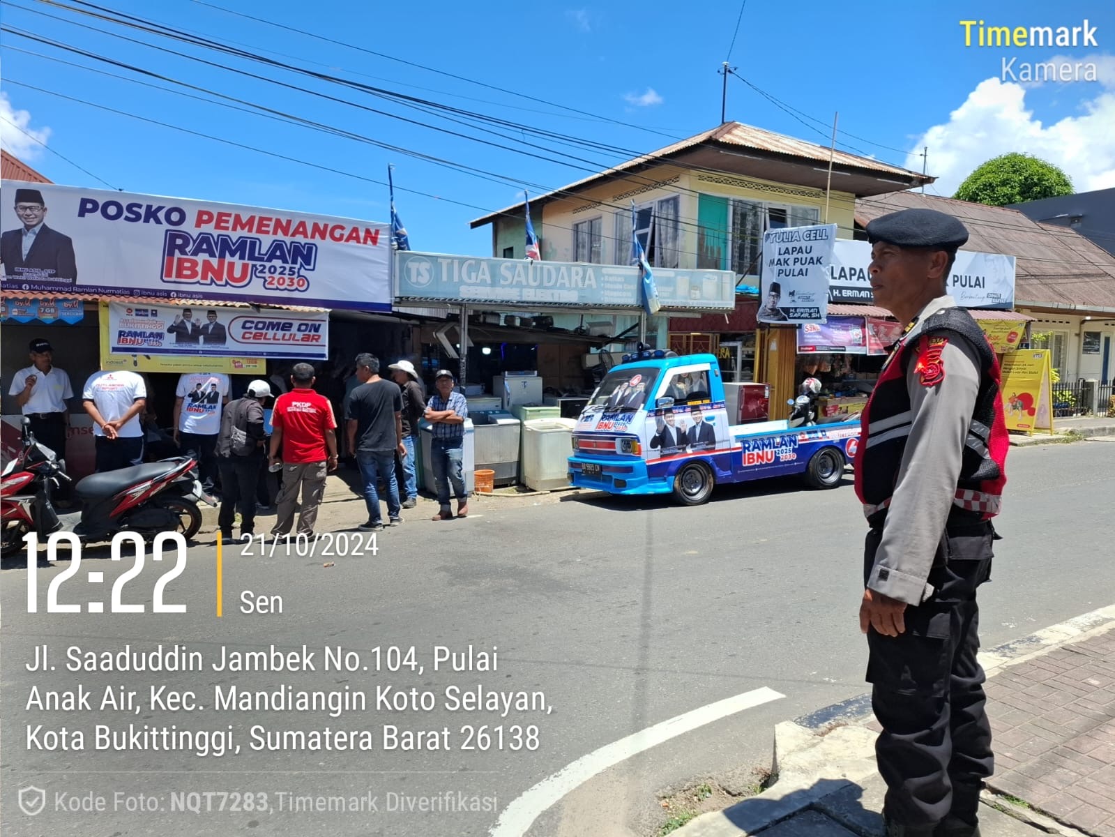 Polresta Bukittinggi Berikan Pengamanan Untuk Paslon Pilkada Kota Bukittinggi