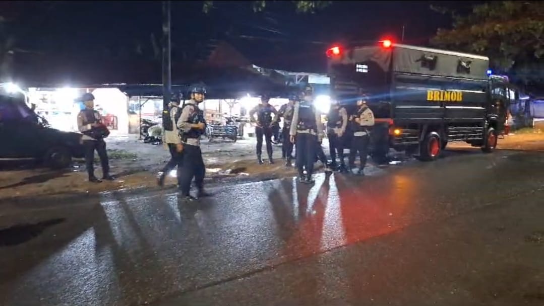 Tim Anti Tawuran dan Balap Liar Satbrimob Polda Sumbar Gelar Patroli Rutin