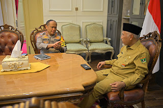 Jalin Sinergitas, Kapolda Sumbar Lakukan Kunjungan Silaturrahim dengan Gubernur 