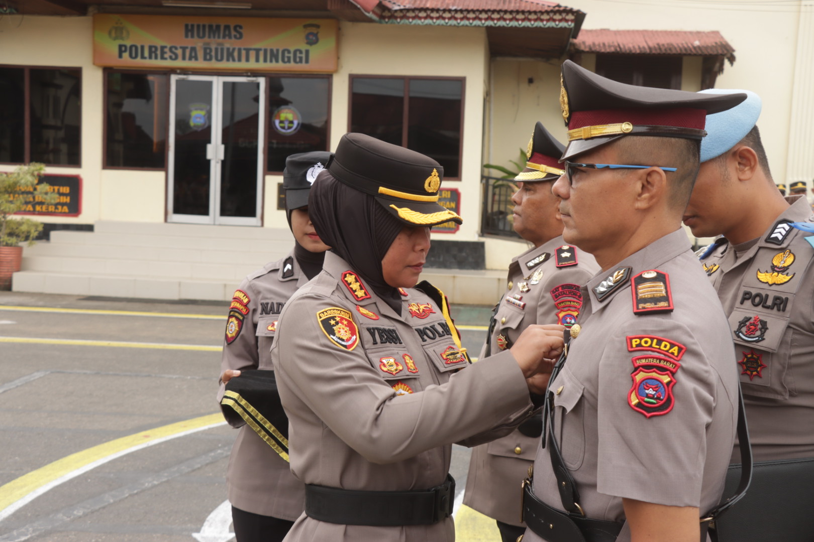 Kapolresta Bukittinggi Pimpin Sertijab Kapolsek Kota Bukittinggi