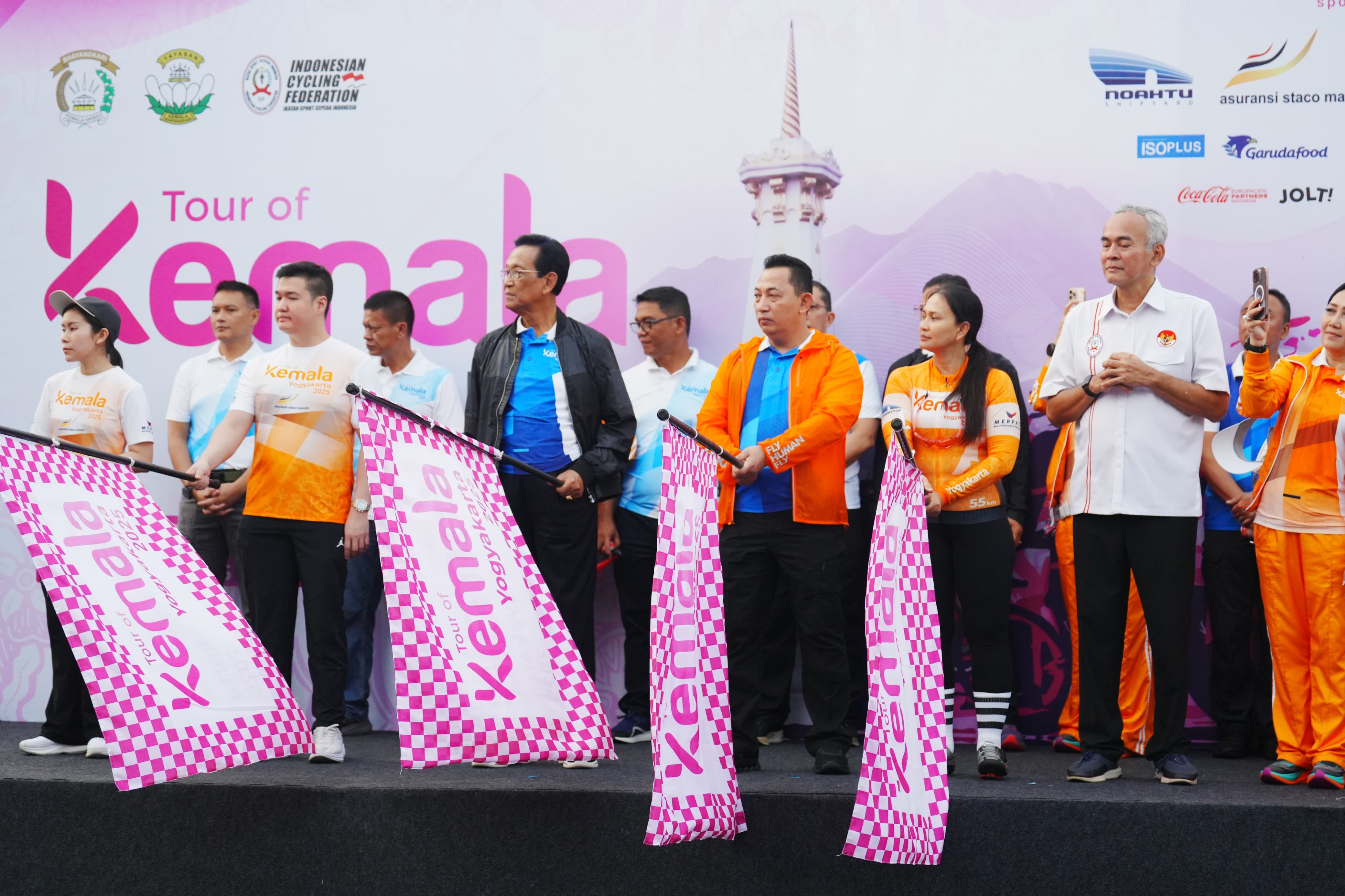 Hari Kedua Tour of Kemala 2025 Meriah, 1.794 Peserta Ramaikan Lintasan di Yogyakarta 