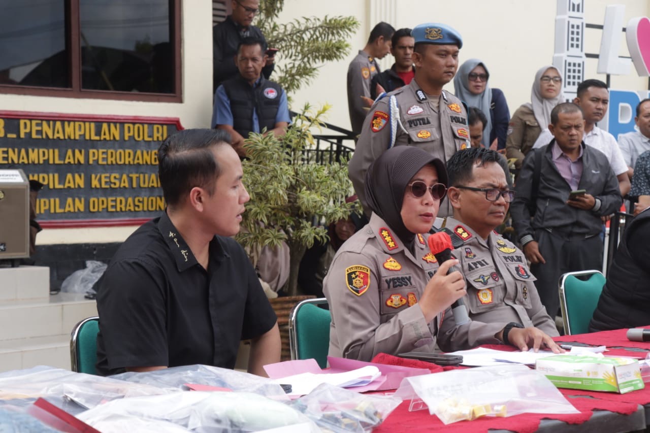 Sat Reskrim Polresta Bukittinggi Beberkan Pengungkapan Kasus Selama Dua Bulan 