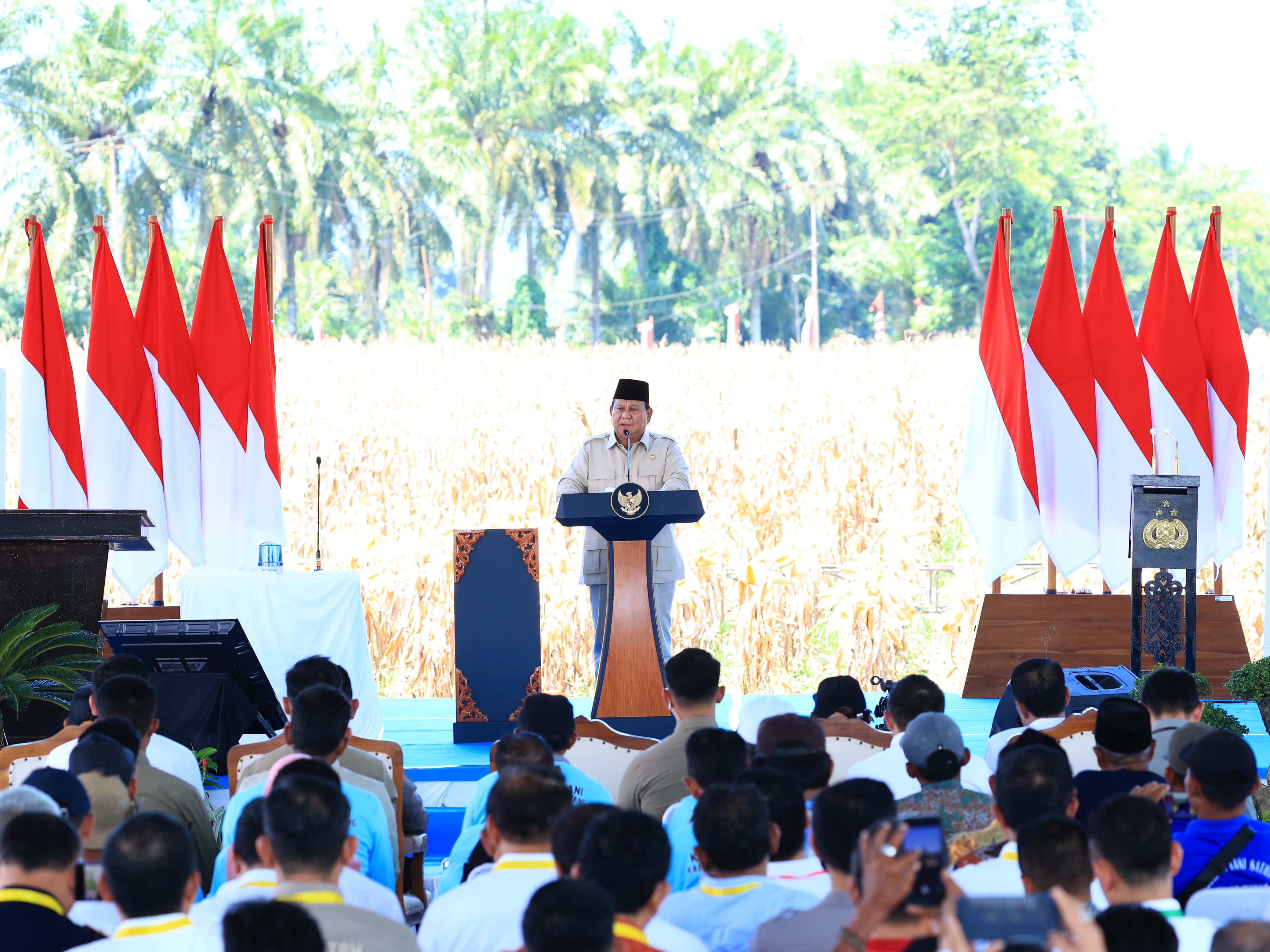 Presiden Prabowo Senang Kapolri dan Jajaran Turut Sukseskan Swasembada Pangan 