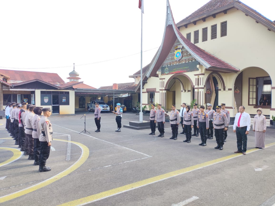 Libur Bersama dul Adha 1446 H, Polresta Bukittinggi Tetap Siagakan Personil 