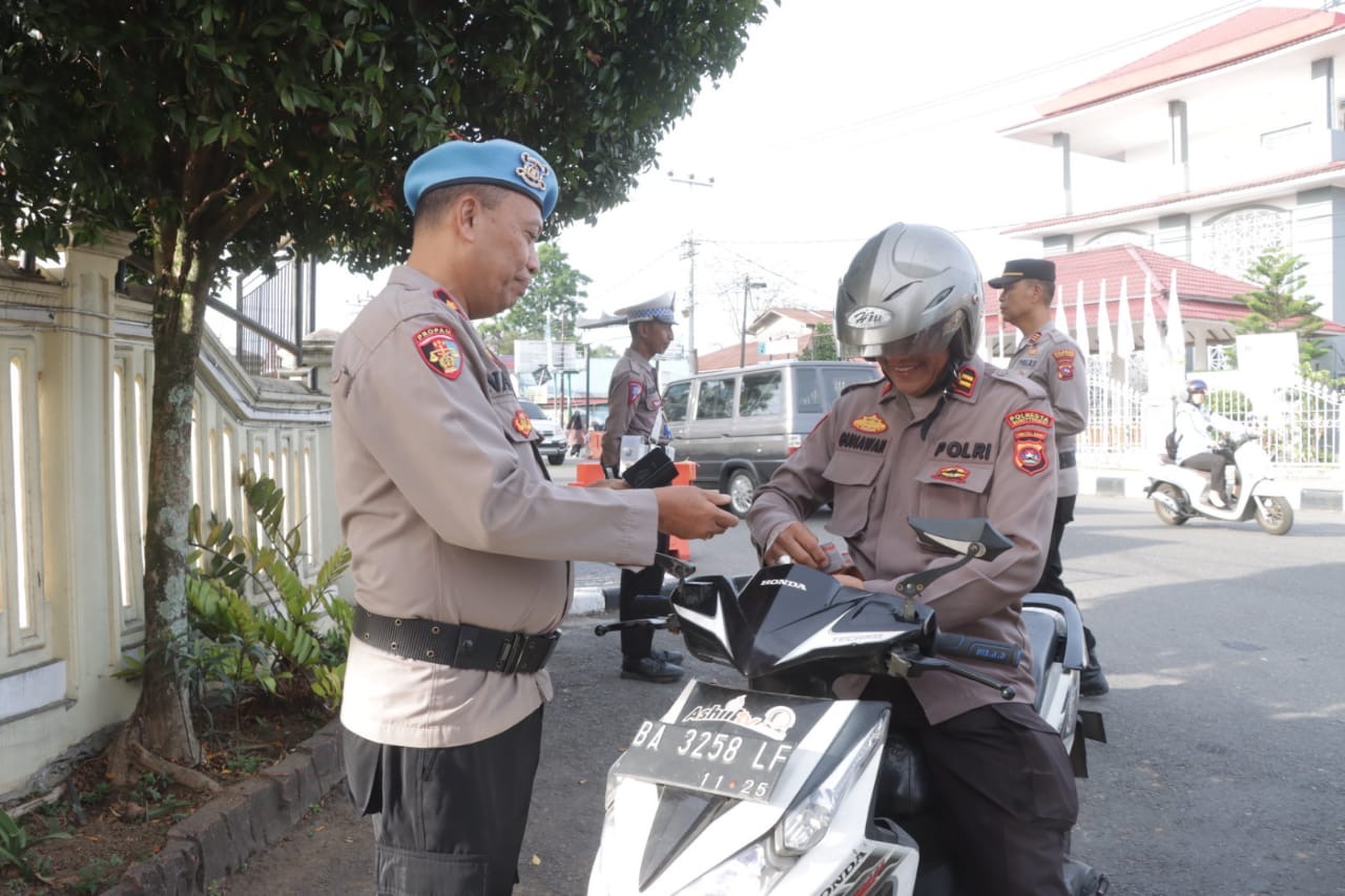 Pengawasan Internal Si Propam Polresta Bukittinggi Laksanakan Gaktibplin 