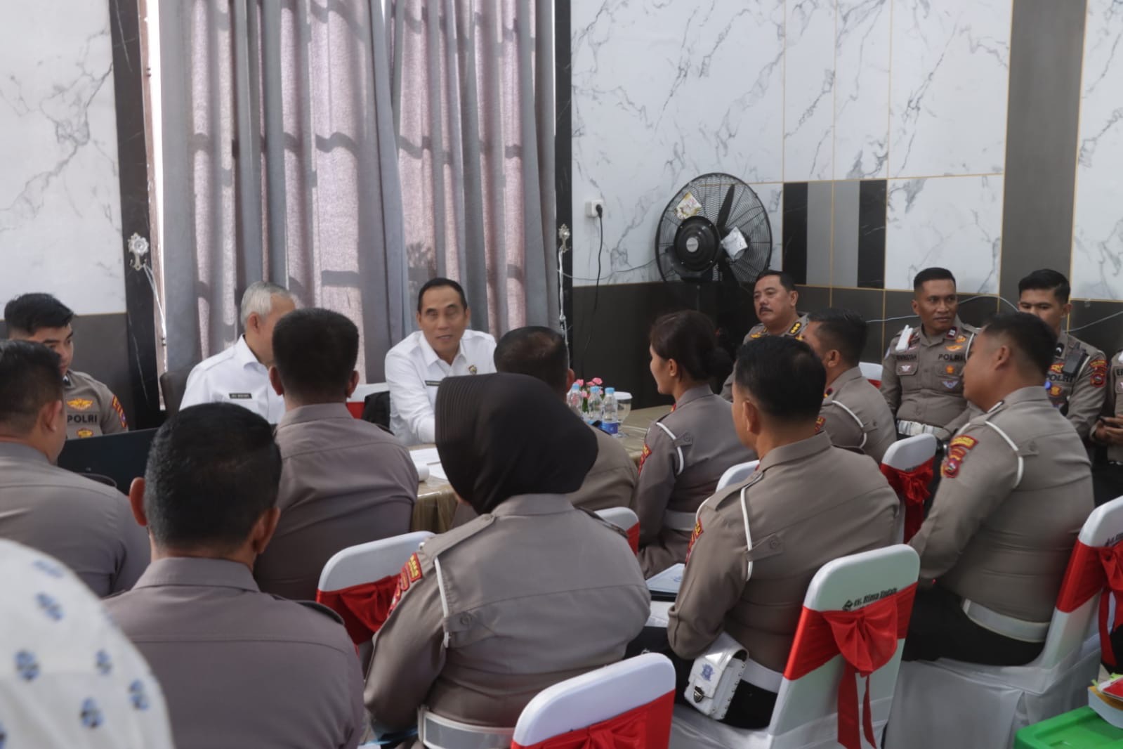 Tim Itwasum Polri  Laksanakan Audit Kinerja Terpusat Di Polresta Bukittinggi  
