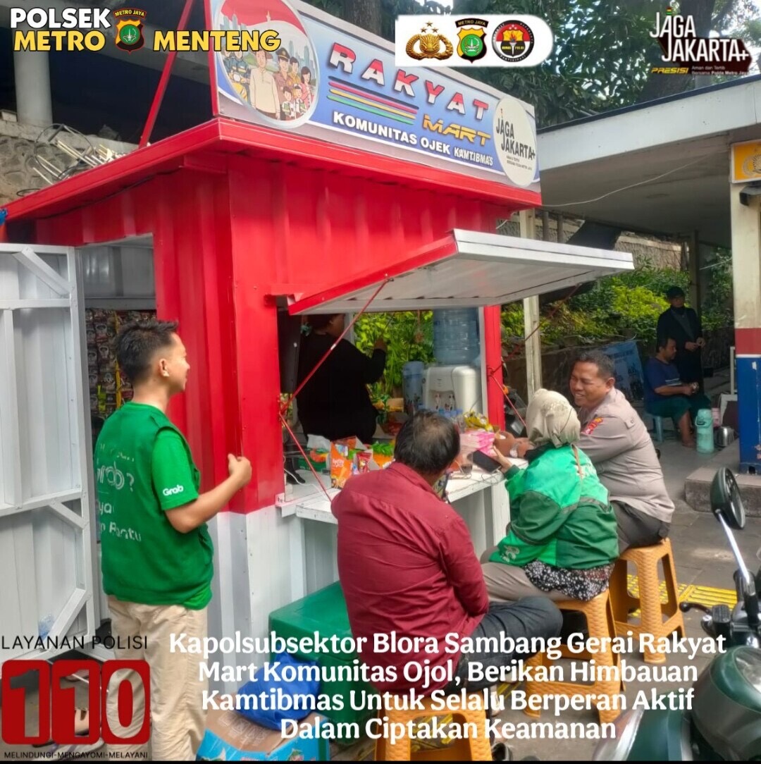 Polres Jakpus Bikin Inovasi Rakyat Mart dan Auto untuk Komunitas Ojol  