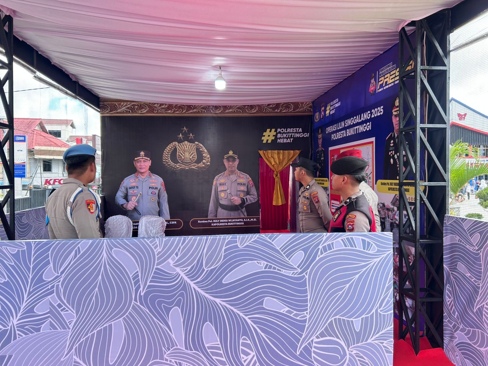 Polresta Bukittinggi Tempatkan Personel di Objek Wisata Selama Operasi Lilin 2025 